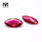 9x18mm pietre preziose sfaccettate gemme di rubino sangue taglio marquise corindone