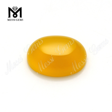 Perle di agata gialla con pietre preziose ovali cabochon di vendita diretta in fabbrica