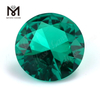 Prezzo di pietra di smeraldo colombiano tagliato a brillantezza rotonda con smeraldo creato in laboratorio