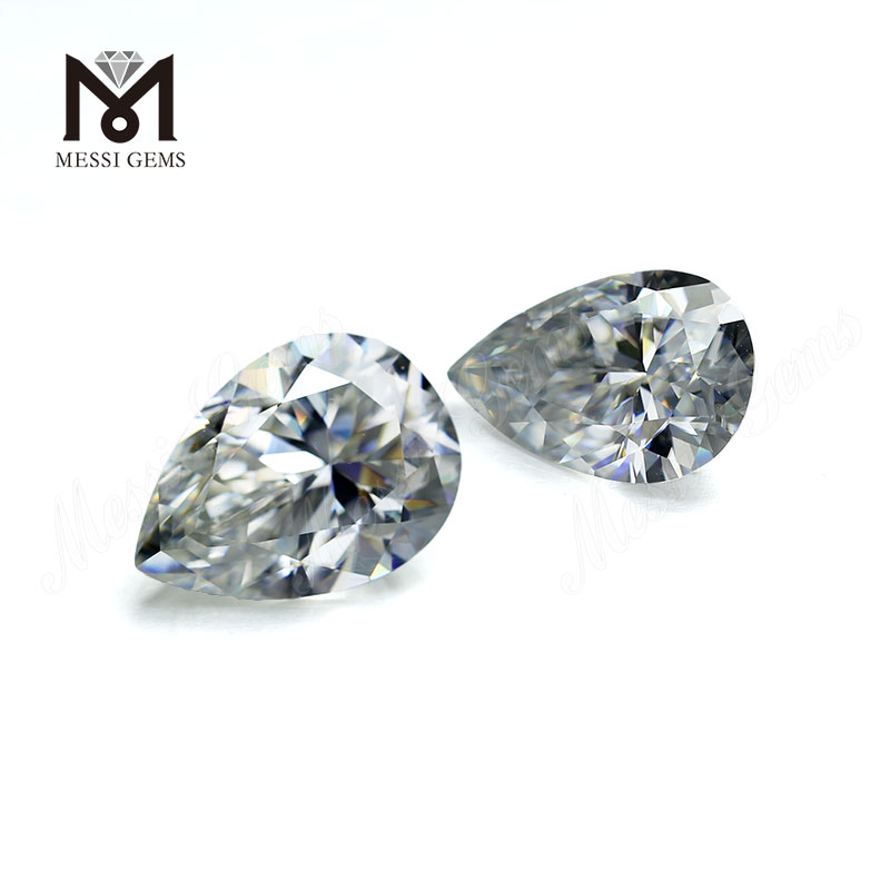 7x10mm taglio a pera def vvs 2 carati moissanites Prezzo di fabbrica