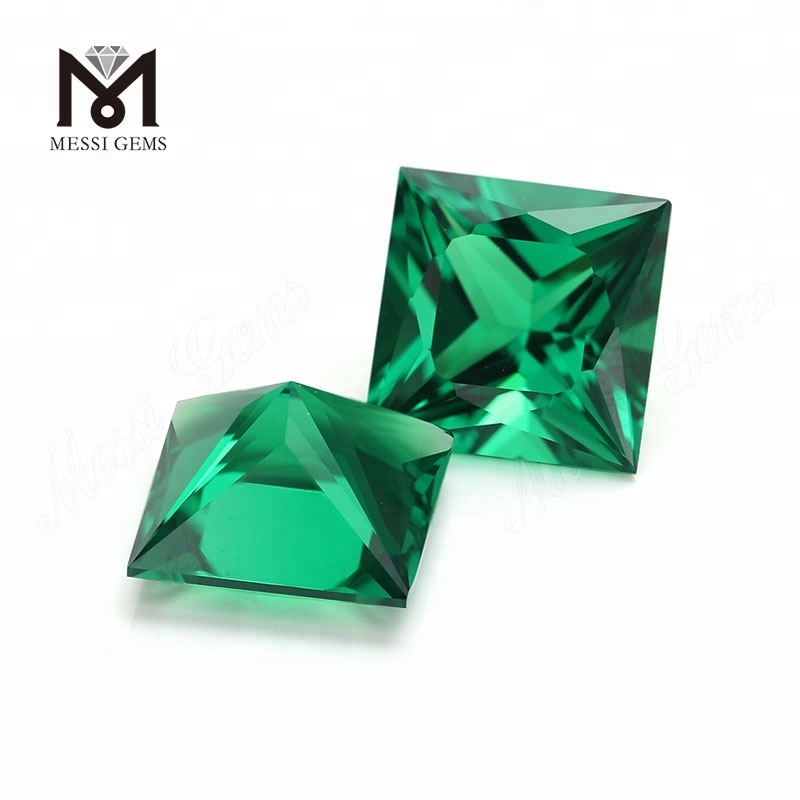 Quadrate 12*12 gemme di cristallo di quarzo idro verde smeraldo