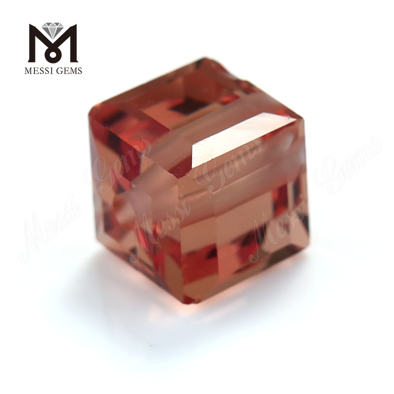 Gemme di vetro trasparenti con cambio colore a cubo decorativo prezzo di fabbrica