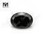 Vendita calda semi pietra preziosa ovale forma 8x10mm pietra agata nera