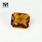 pietra ambrata sintetica all\'ingrosso ottagono pietra di vetro color ambra