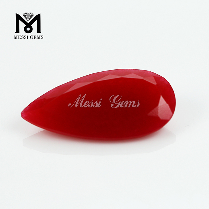 PS 15x30 mm Pietra preziosa agata rossa