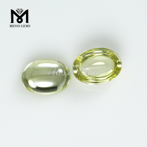 Pietre ovali di zirconia cubica sciolte 6x8mm taglio cabochon oliva cz