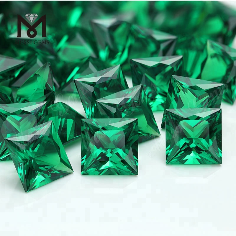 Quadrate 12*12 gemme di cristallo di quarzo idro verde smeraldo