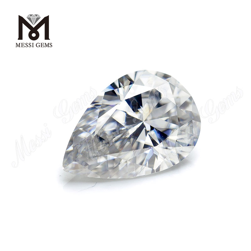 Grande dimensione 9x13mm taglio a pera DEF bianco moissanite pietra prezzo moissanite sciolto