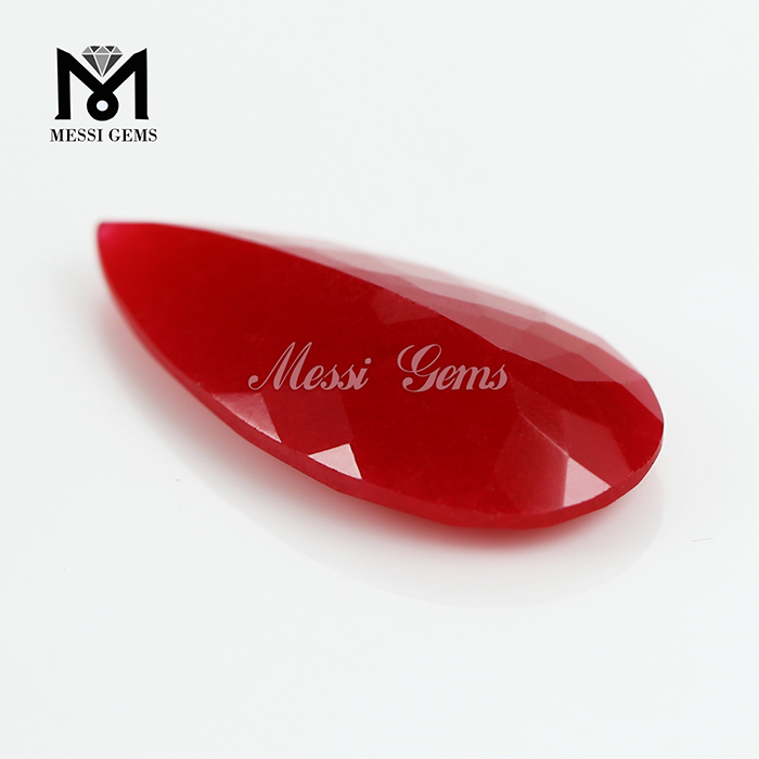 PS 15x30 mm Pietra preziosa agata rossa