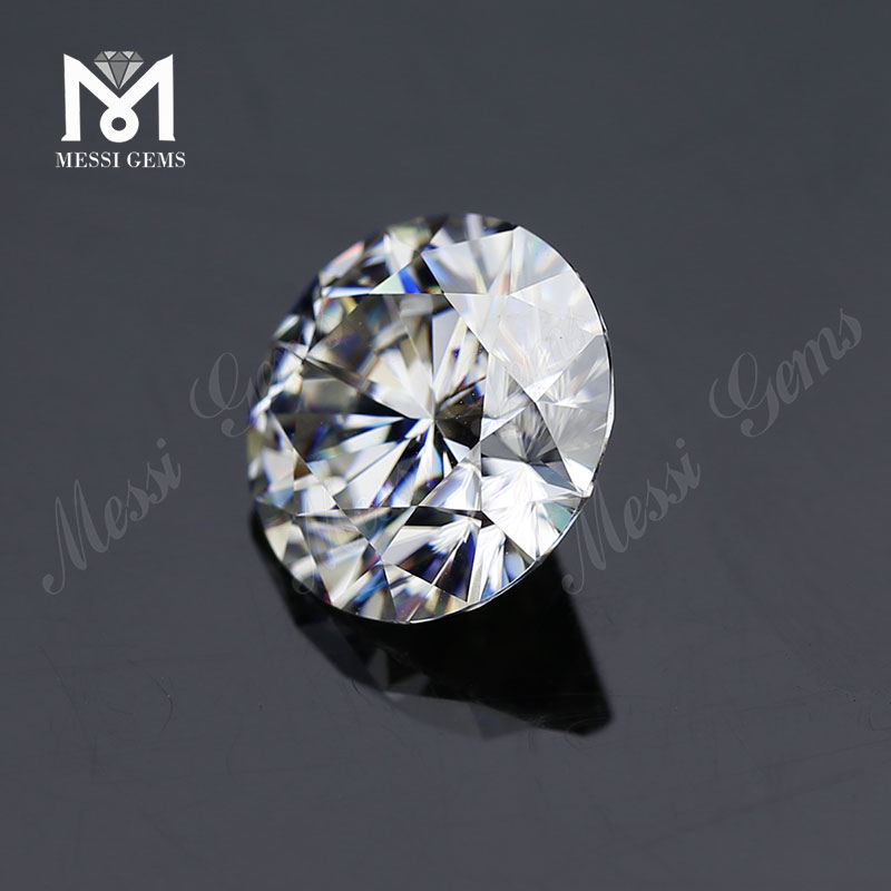  Prezzo del diamante moissanite da 1 carato 6,5 mm DEF VVS1 Prezzo all\'ingrosso gemma sciolta coltivata in laboratorio