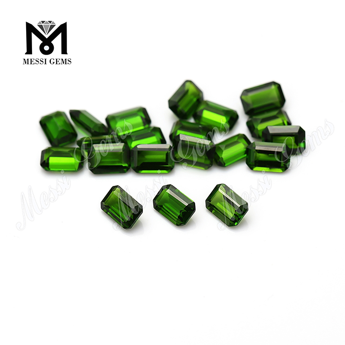 Pietra preziosa naturale del diopside del cromo del taglio dello smeraldo di alta qualità di vendita calda