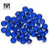 Pietra preziosa nano sintetica blu da 10 mm con taglio brillante rotondo