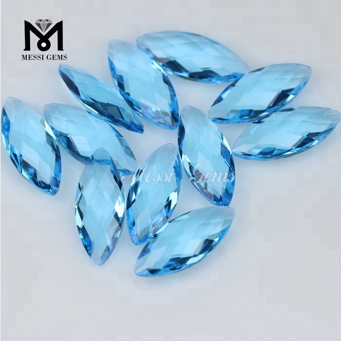 pietre di vetro con gemme marquise di alta qualità per gioielli