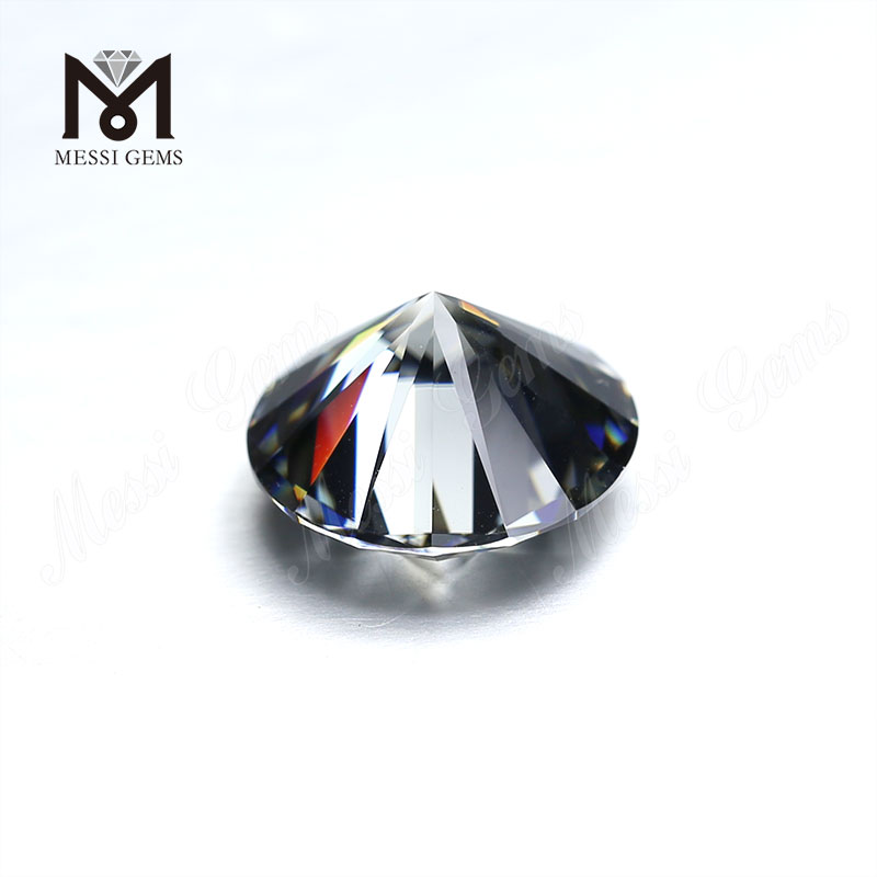 Diamante moissanite all\'ingrosso DEF di alta qualità Pietra moissanite grigia da 3,7 mm-4,0 mm