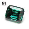 Diamante moissanite verde taglio smeraldo Lab creato Pietre preziose sciolte Ottagono