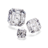 Gioco di colori o fuoco Gemma sciolta DEFDiamante moissanite bianco taglio Asscher Calore