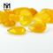 Pietre preziose di agata gialla 10x14 mm con taglio a pera