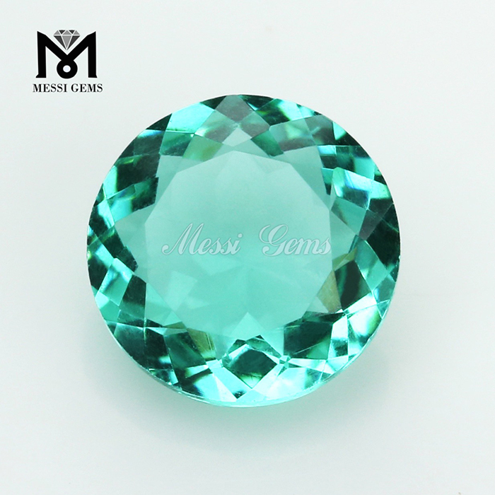 Perle di vetro colorate Paraiba con pietre preziose sciolte da 8,0 mm
