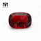 Prezzo di fabbrica di Wuzhou Cuscino d\'arte lapidaria con taglio concavo Pietre di vetro di colore rosso