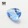 Commercio all\'ingrosso 106 # gemma di spinello sintetico con taglio a pera in pietra di spinello blu