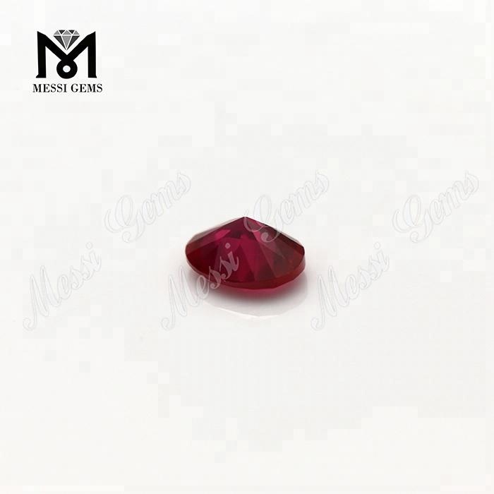 Pietre preziose al corindone rosso rubino sintetico sciolto n. 7