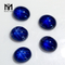 Ovale Cabochon Lab ha creato gemme di zaffiro stella blu per la creazione di anelli