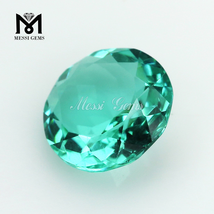 Perle di vetro colorate Paraiba con pietre preziose sciolte da 8,0 mm