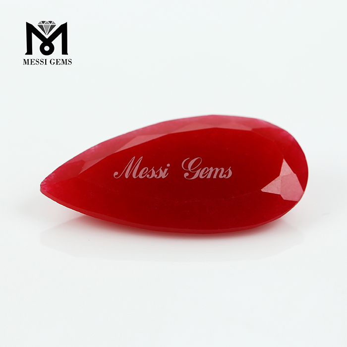 PS 15x30 mm Pietra preziosa agata rossa