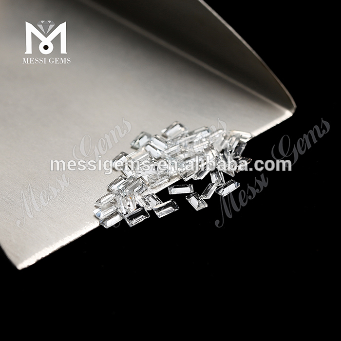 Wuzhou taglio ottagono 2 X 4 mm pietra preziosa di topazio bianco naturale sciolto