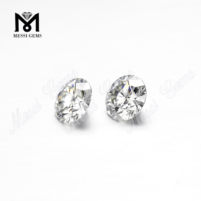Diamante moissanite da 1 carato Forma rotonda 6,5 ​​mm 