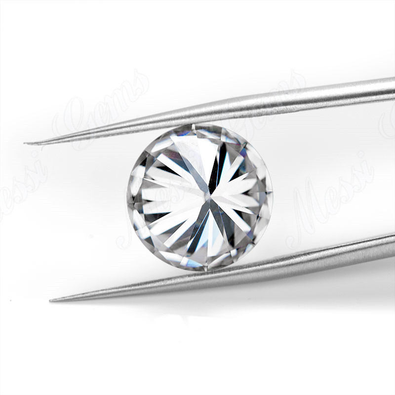 Diamante moissanite da 14 mm DEF Pietre preziose moissanite sciolte Forma rotonda