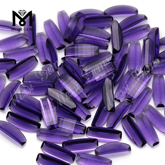 pietra di cristallo viola di alta qualità con taglio fantasia