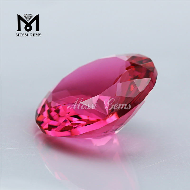 Prezzo di fabbrica Pietra preziosa di cristallo di rubellite da 8,0 mm con taglio a diamante