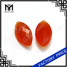 Giada naturale all'ingrosso della pietra preziosa rossa di MarquiseJade di nuovo stile cinese