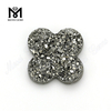 Trifogli da 14 mm pietra druzy argento sciolta, druzy all'ingrosso