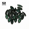 Gemma sciolta n. 152 Pietra di spinello sintetico verde scuro taglio marquise