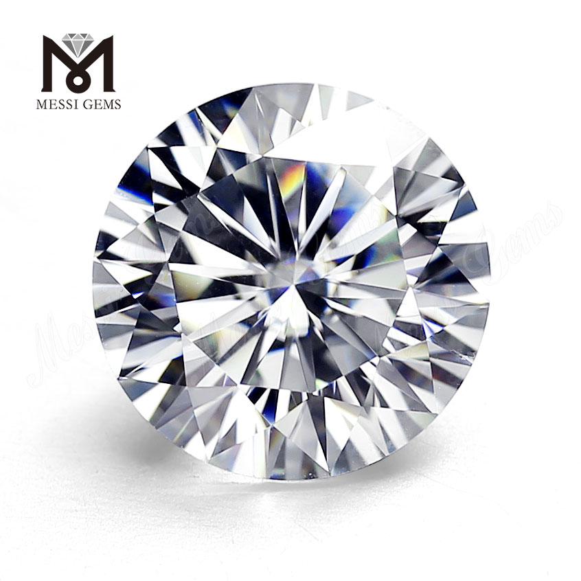 Moissanite diamante 4ct prezzo sciolto Cina DEF moissanite taglio brillante rotondo super bianco