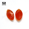 pietre di giada rossa malese a forma di marquise sfaccettata