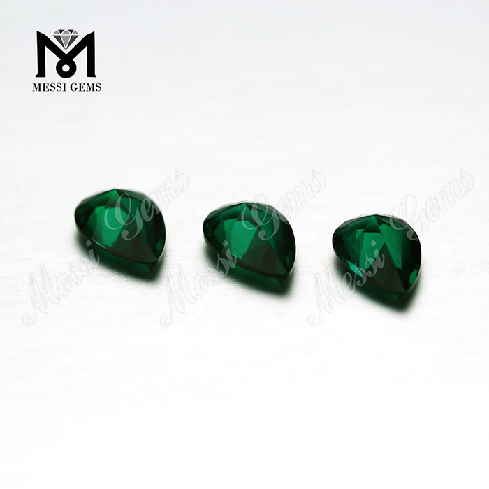 Lab Created Emerald Gemstone 6x9 a forma di pera verde smeraldo per anello