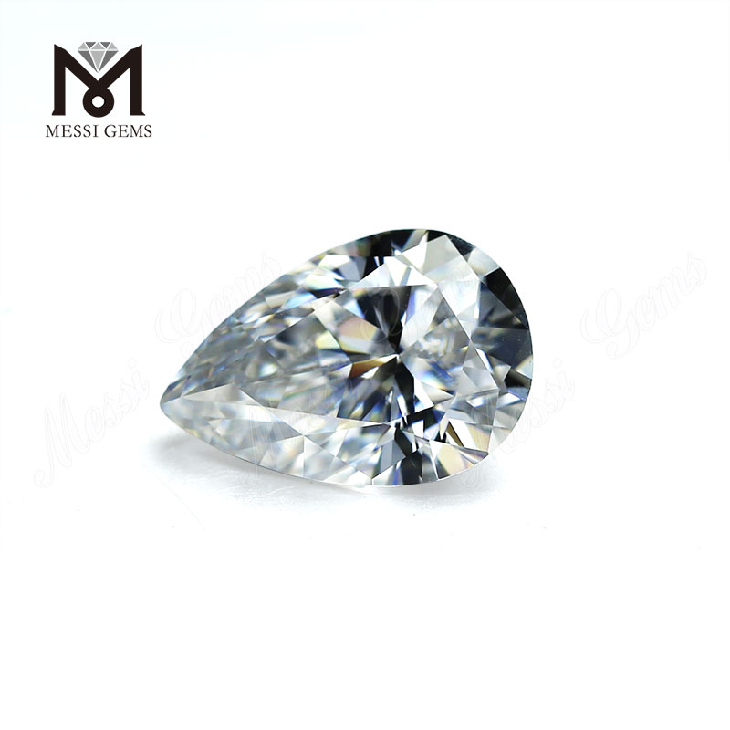 7x10mm taglio a pera def vvs 2 carati moissanites Prezzo di fabbrica