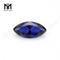 Pietra preziosa di rubino blu a forma di marquise di grandi dimensioni allentata 8x16mm