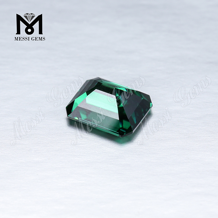 Diamante verde moissanite Prezzo di fabbrica Gemme sciolte Taglio smeraldo ottagonale