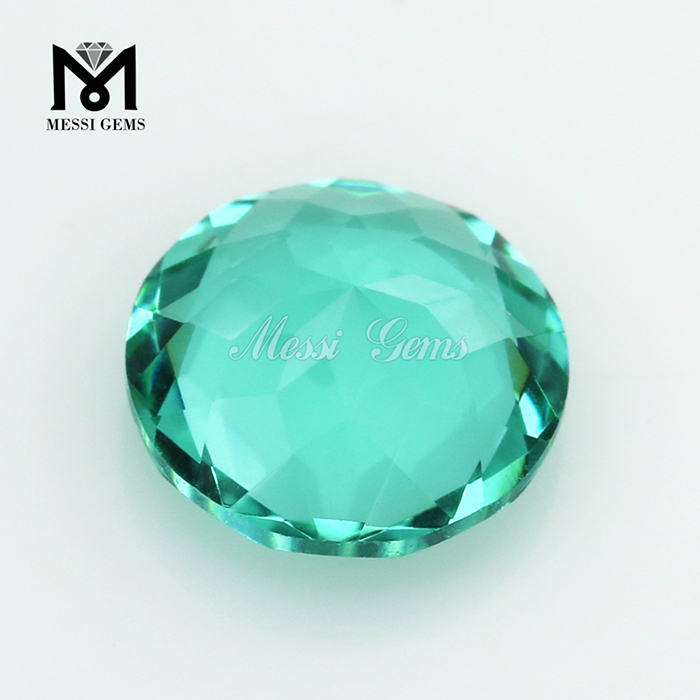 Perle di vetro colorate Paraiba con pietre preziose sciolte da 8,0 mm