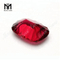 Cuscino 13 X 18 MM Pietra preziosa di vetro rossa con taglio concavo