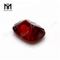 Prezzo di fabbrica di Wuzhou Cuscino d\'arte lapidaria con taglio concavo Pietre di vetro di colore rosso