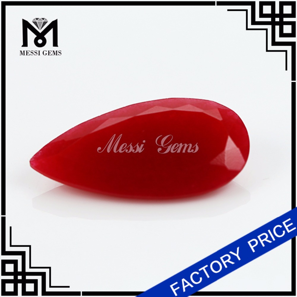 PS 15x30 mm Pietra preziosa agata rossa