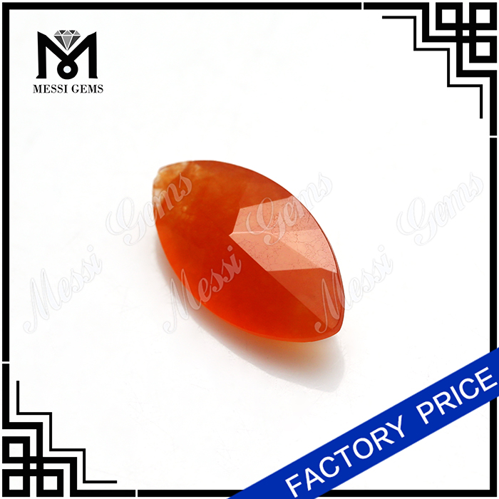 Giada naturale all\'ingrosso della pietra preziosa rossa di MarquiseJade di nuovo stile cinese