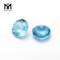 Pietra preziosa topazio naturale blu rotonda da 6 mm di Messi Gems