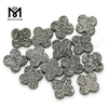Trifogli da 14 mm pietra druzy argento sciolta, druzy all'ingrosso