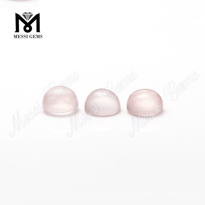 Pietre preziose sciolte Cristallo di quarzo naturale Cabochon Quarzo rosa
